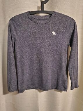 (4/$20) Abercrombie Kids Boy's Grey Long Sleeve Shirt
